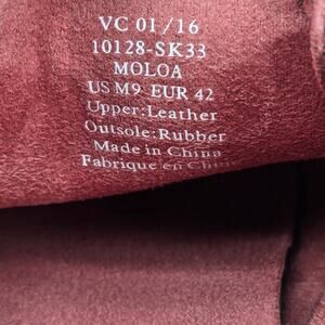 Olukai Moloa Shoes Men's 9 Brown Leather Comfort Slippers Slip On Casual Loafers